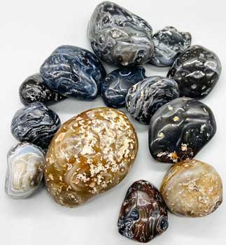 1 lb Agate, Enhydro tumbled (image for) 1 lb Agate, Enhydro tumbled